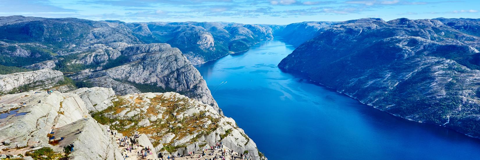 Nice panoramic view of the river